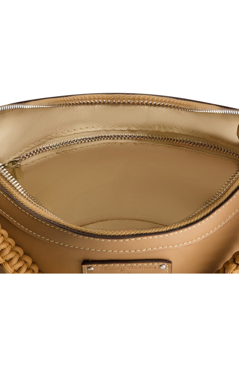 Tommy Bahama Debossed Logo Hobo Bag, Alternate, color, Tan