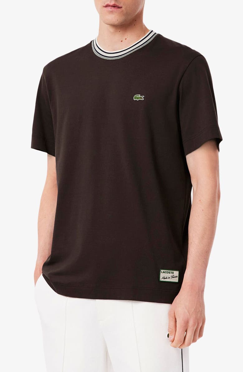Lacoste Classic Fit T-Shirt, Main, color, Port 0