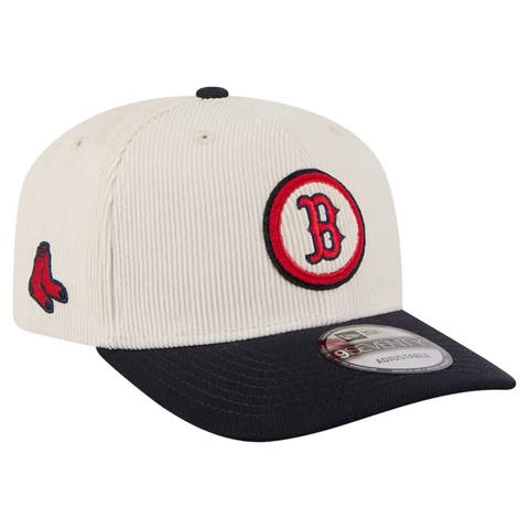 Men's New Era  Cream Boston Red Sox Loyal 9SEVENTY Adjustable Hat