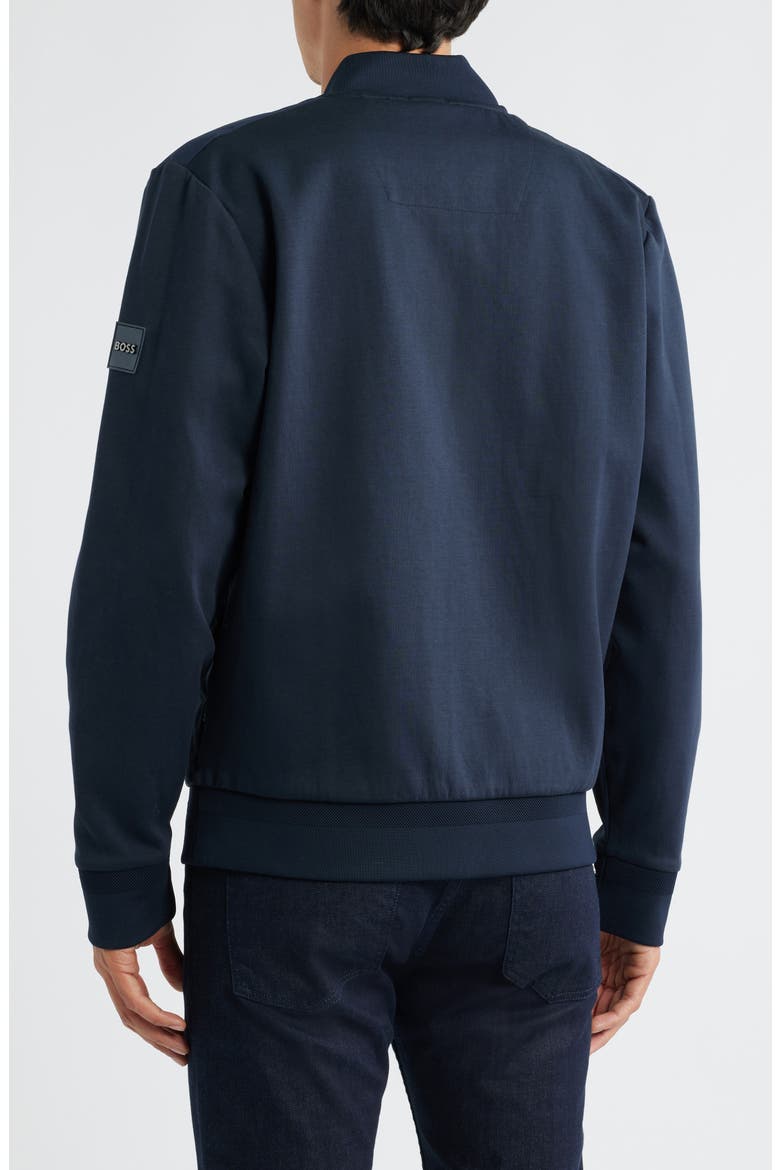 Skiles Padded Bomber Jacket, Alternate, color, DARK BLUE