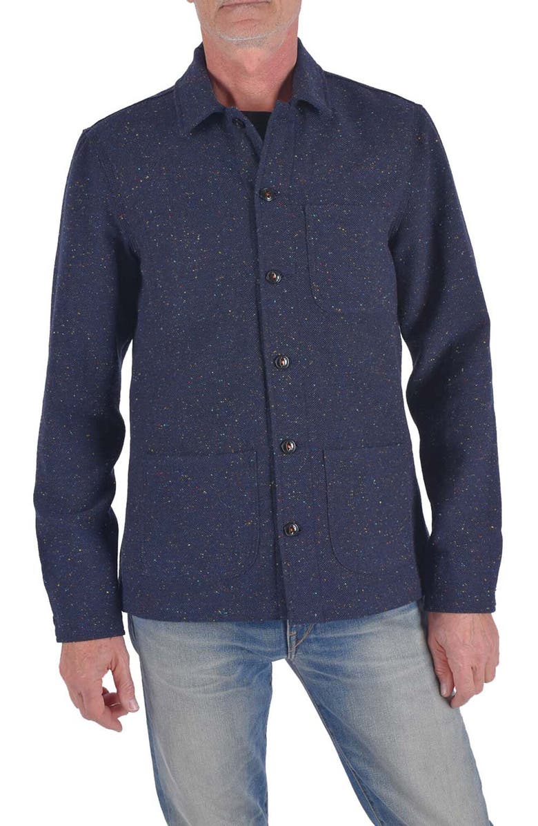 HIROSHI KATO The Vise Chore Shirt Jacket, Main, color, 