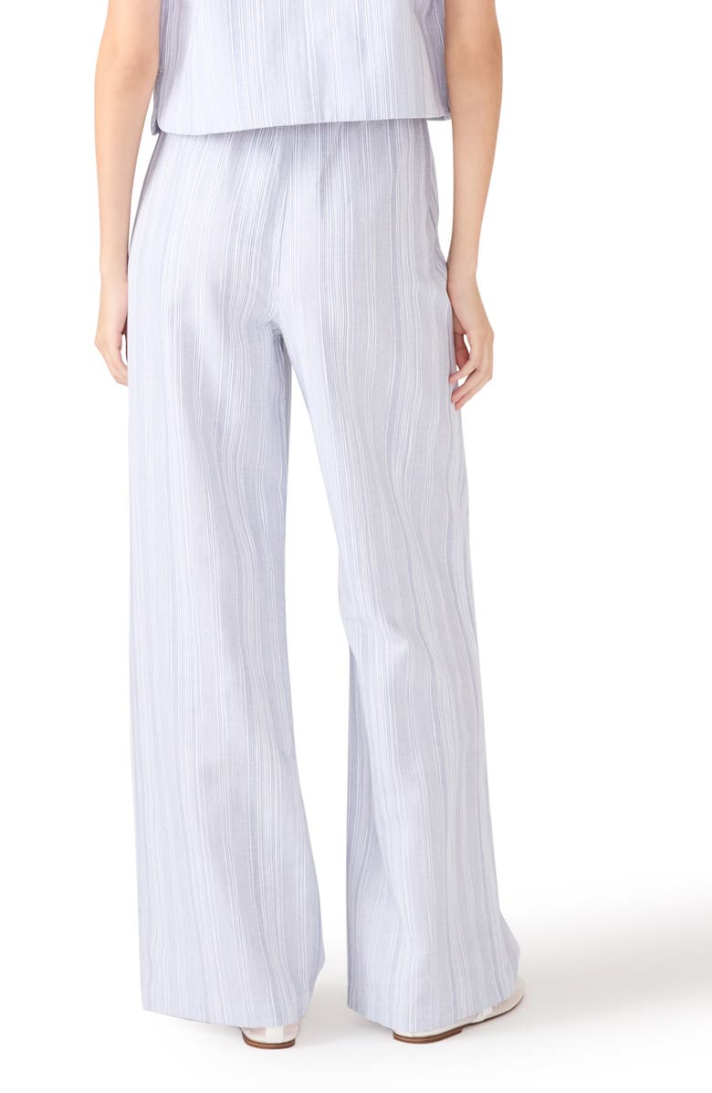 Steve Madden Minorca Stripe Wide Leg Pants, Alternate, color, Blue