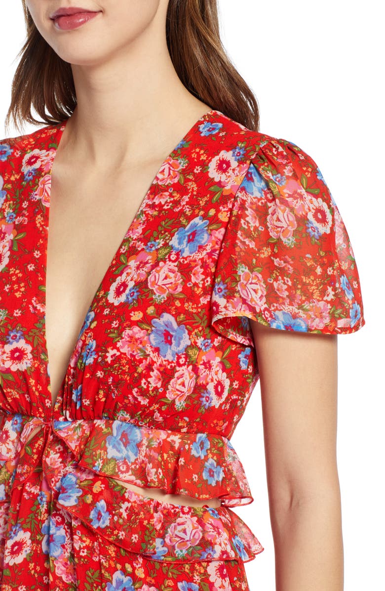 WAYF Lavina Tiered Maxi Dress, Alternate, color,