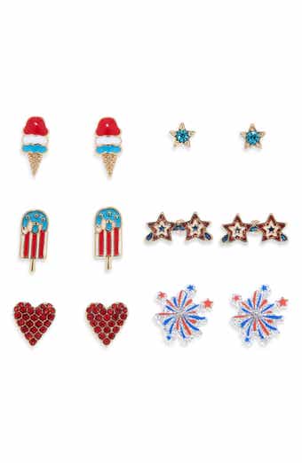 Americana 6-Pack Stud Earrings