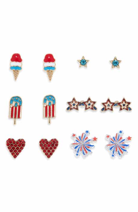 Leith Americana 6-Pack Stud Earrings
