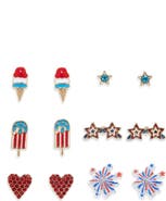Leith Americana 6-Pack Stud Earrings