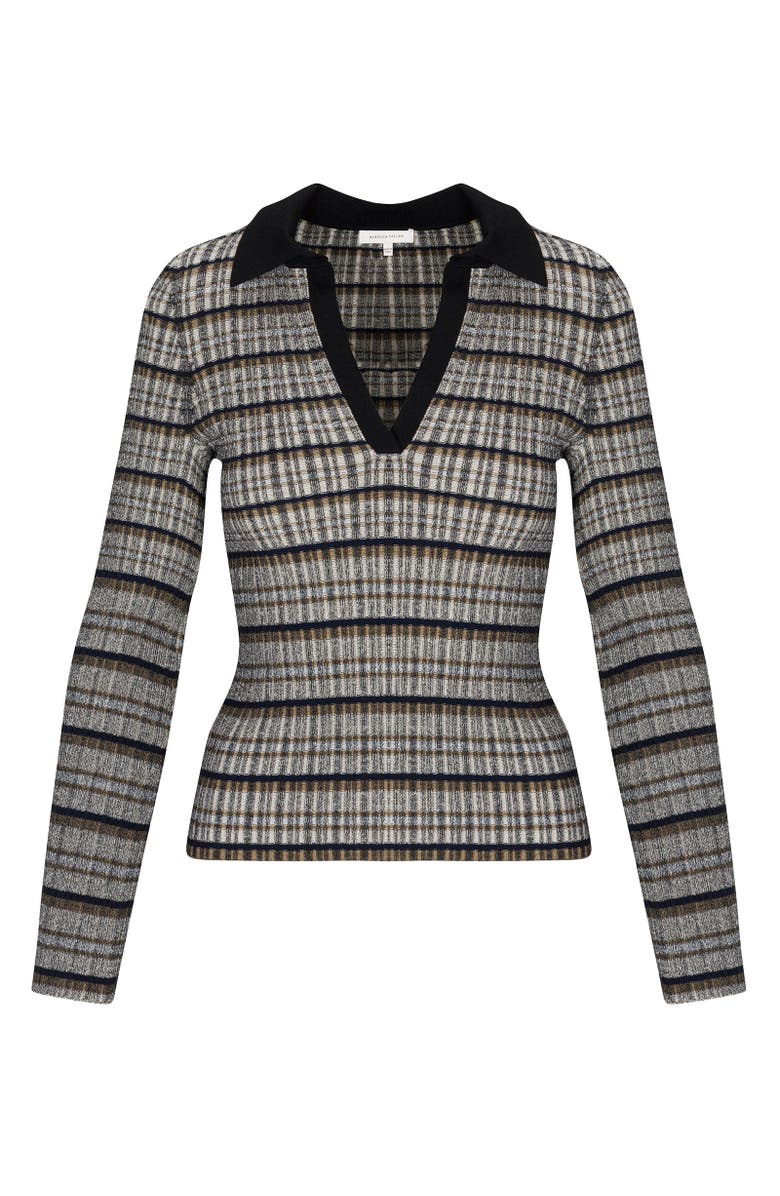 Rebecca Taylor Laine Knit Sweater, Alternate, color, Black Multi