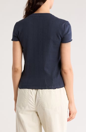 Como Pointelle T-Shirt