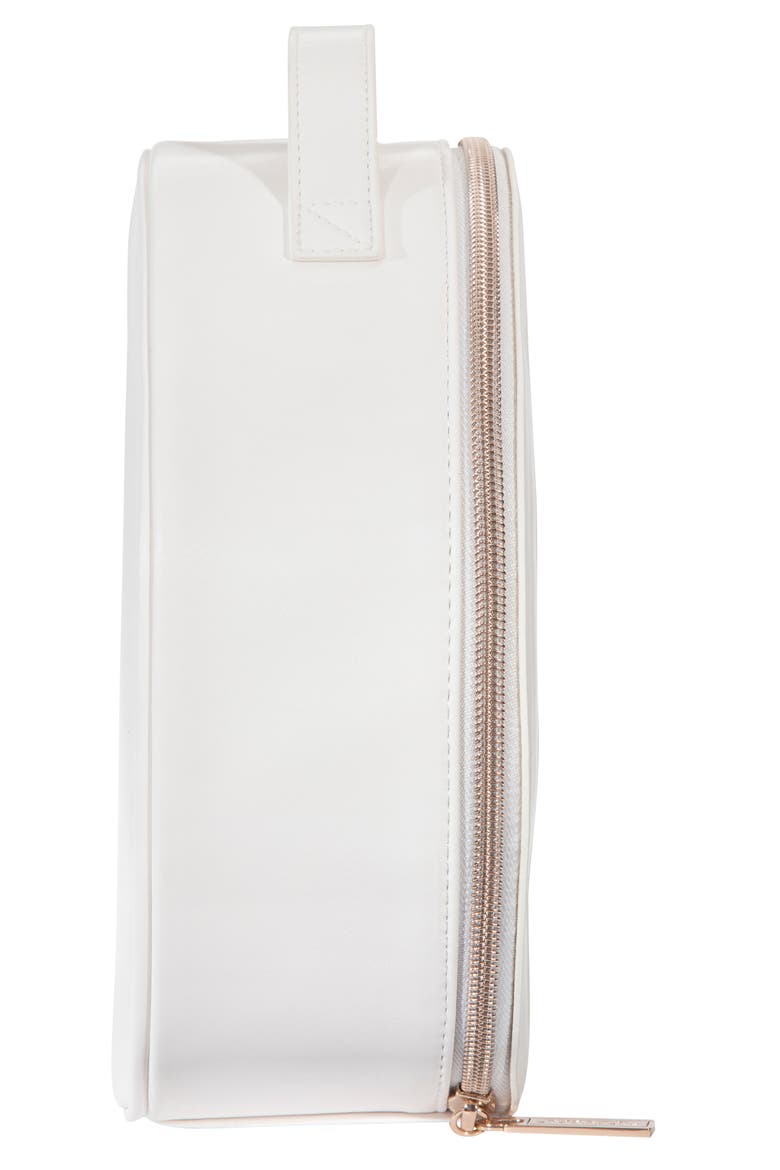 Miami Nights Frost Riley Jewelry & Makeup Bag, Alternate, color, WHITE