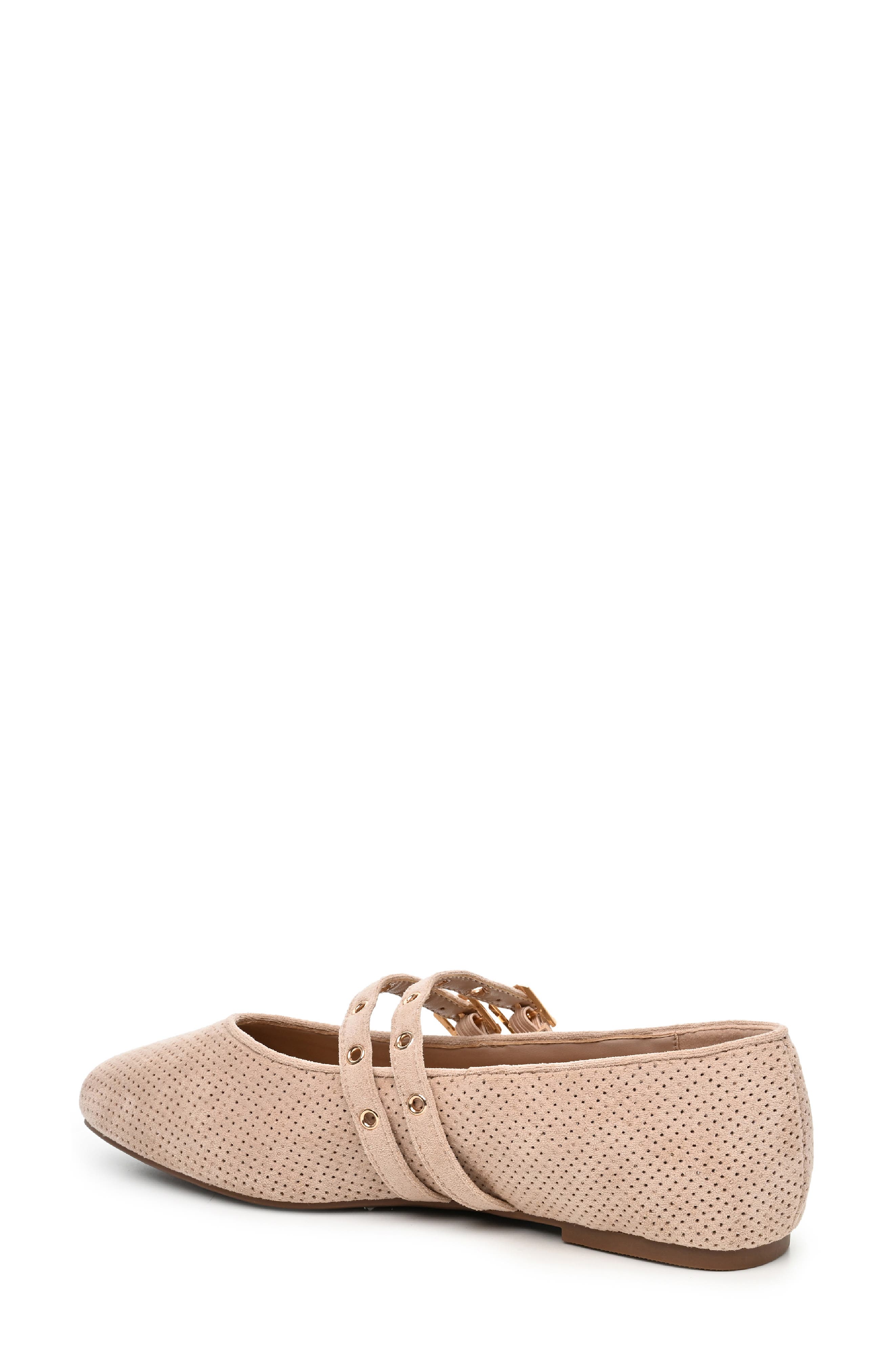 Mazz Mary Jane Flat, Alternate, color, BEIGE MICRO