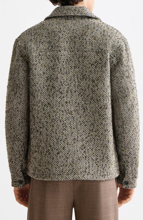 Scotch & Soda Tweed Jacket In Gray