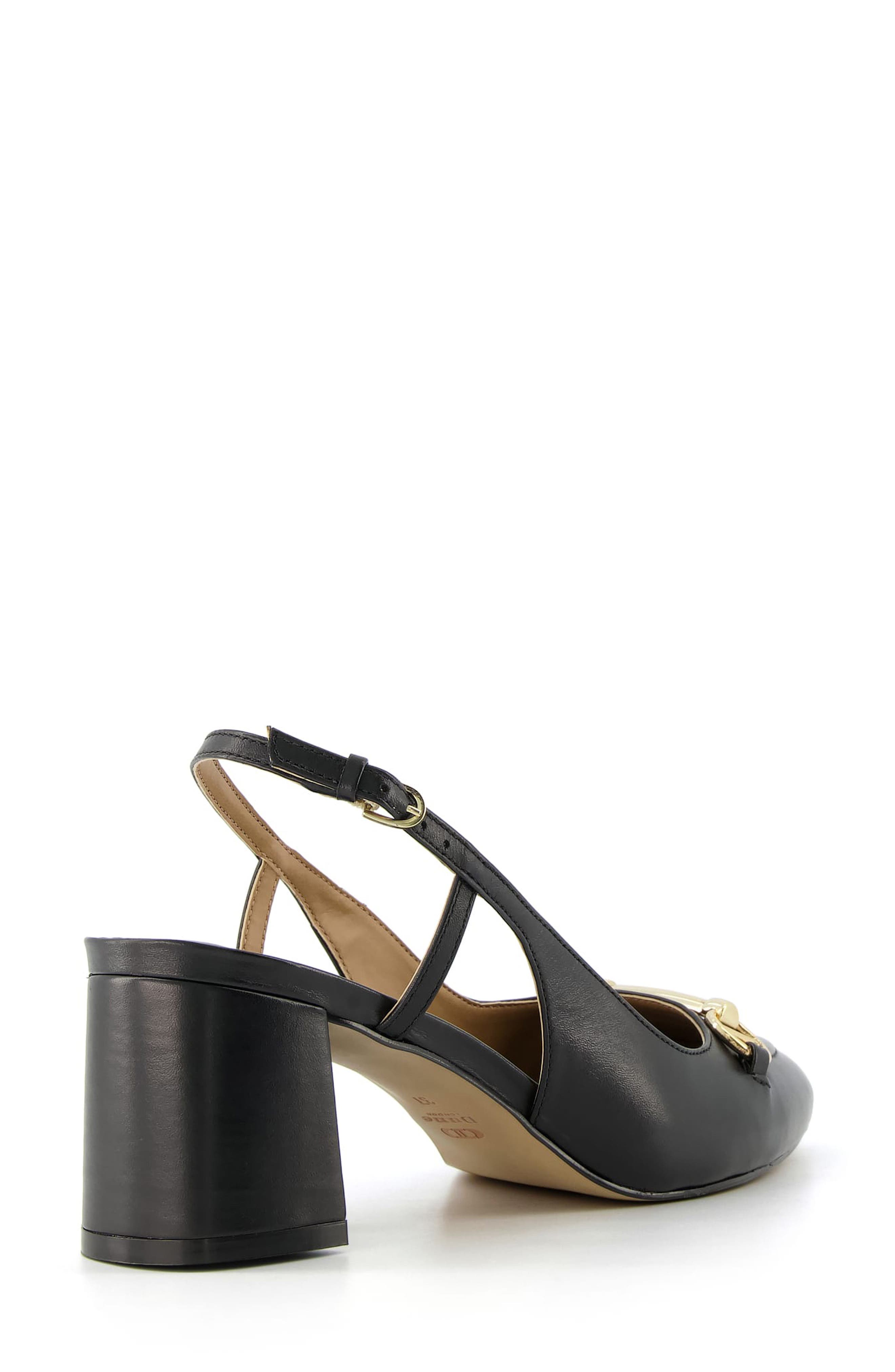 Dune London Cassie Block Heel Slingback Pump, Alternate, color, 