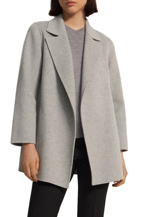 Women's Grey Wool & Wool-Blend Coats | Nordstrom