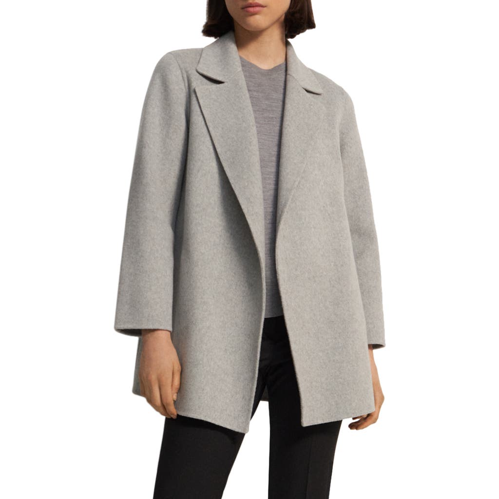 Theory Clairene Wool & Cashmere Jacket In Gray