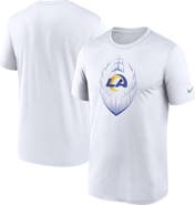 Nike Men's Nike White Los Angeles Rams Primetime Legend Icon Performance T-Shirt
