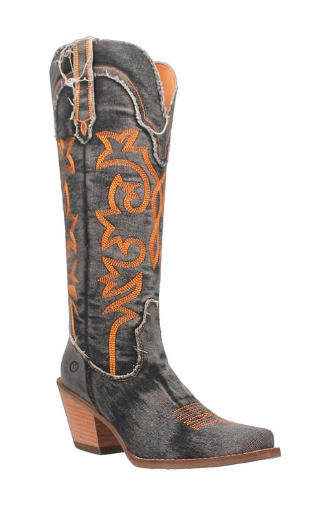 Texas Tornado Knee High Western Boot (Women)