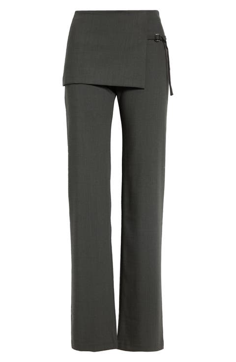 Archive Skirted Straight Leg Trousers