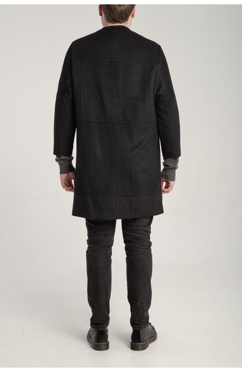 1982 Cashmere Crew Neck Coat, Alternate, color, Black