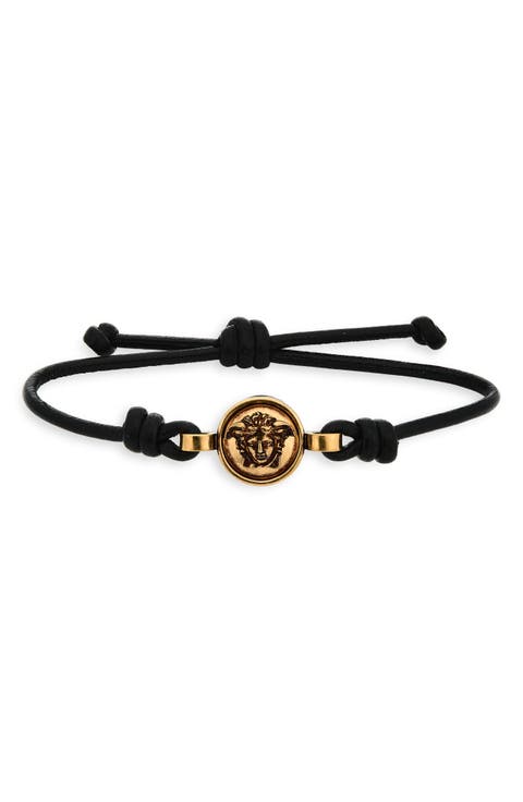 Men's Leather Slide Bracelet