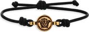 Versace Men's Leather Slide Bracelet