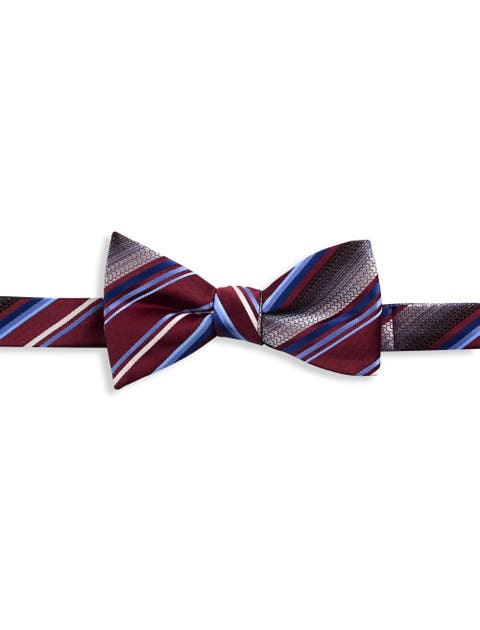 Big & Tall Striped Bow Tie