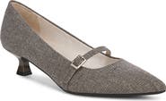 LifeStride Madelyn Mary Jane Pointed Toe Kitten Heel Pump