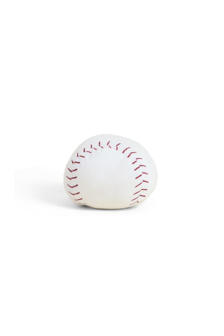 Baseball Junior Plush Toy, Alternate, color, White