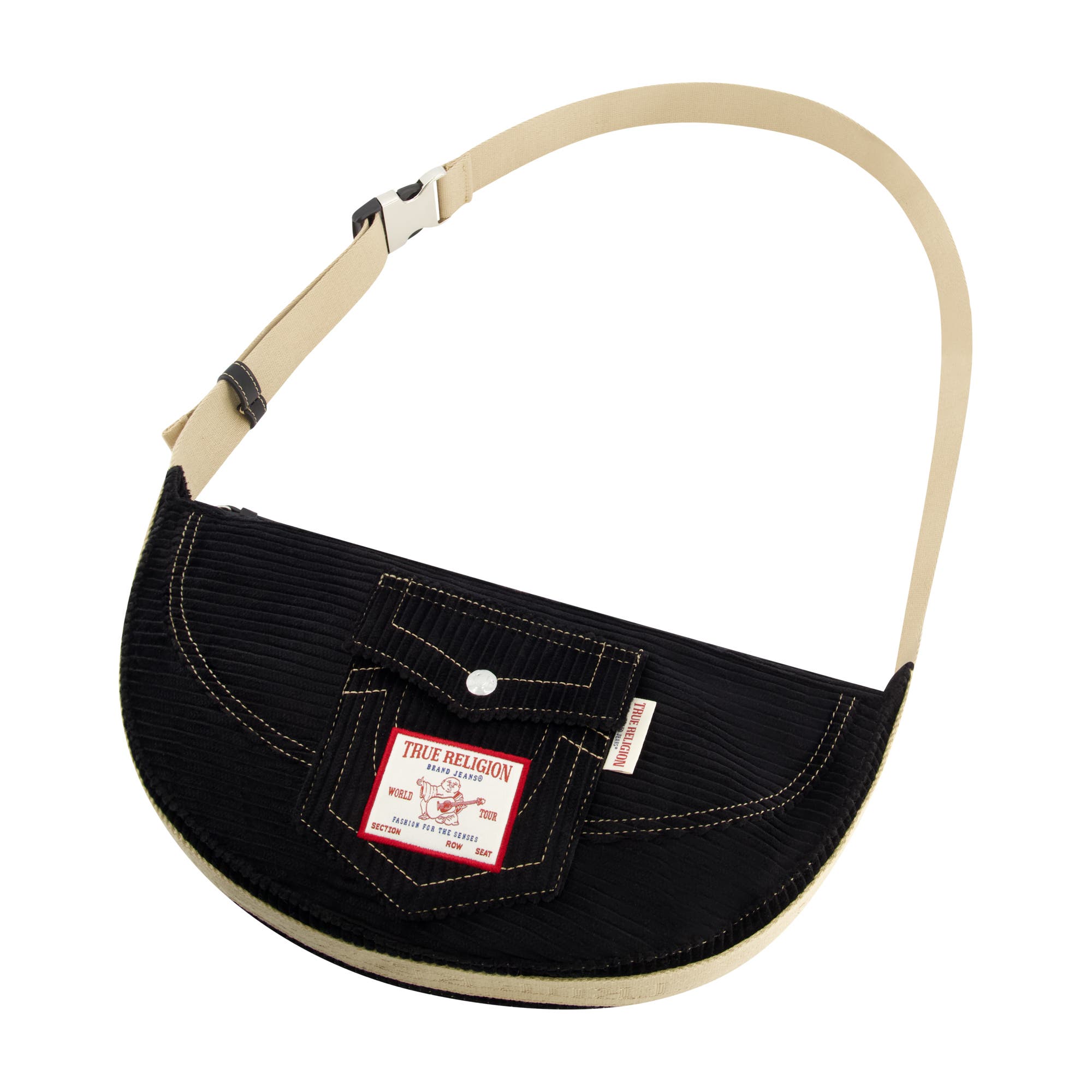 True Religion Corduroy Soft hobo, Alternate, color, 