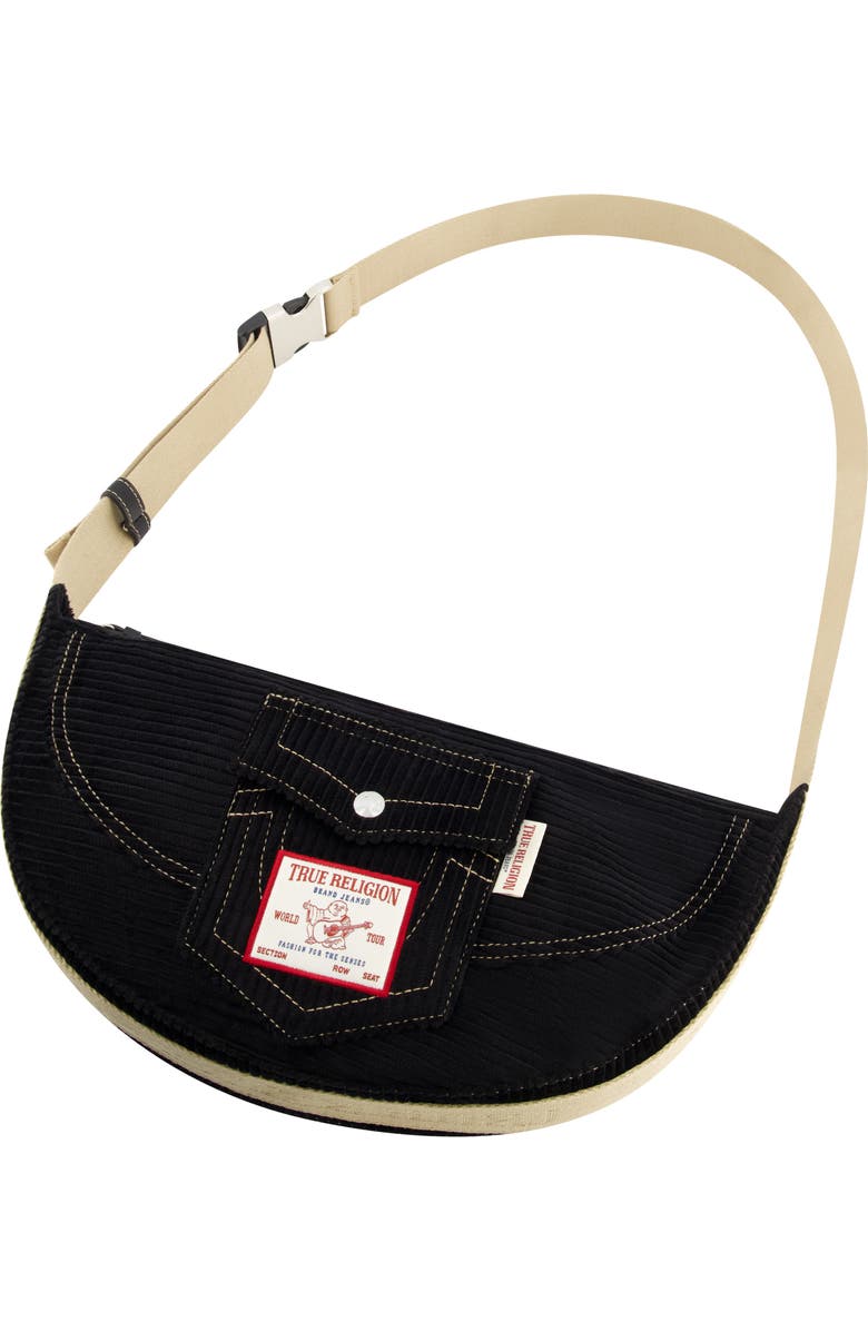 True Religion Corduroy Soft hobo, Alternate, color,