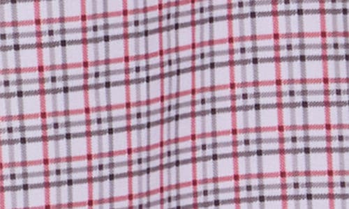 Construct Slim Fit Plaid Stretch Button-up Shirt In Pink