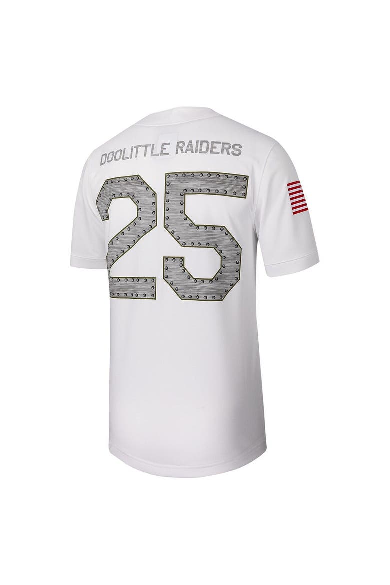 Men's Nike #25 White Air Force Falcons Untouchable Football Replica Jersey, Alternate, color, White