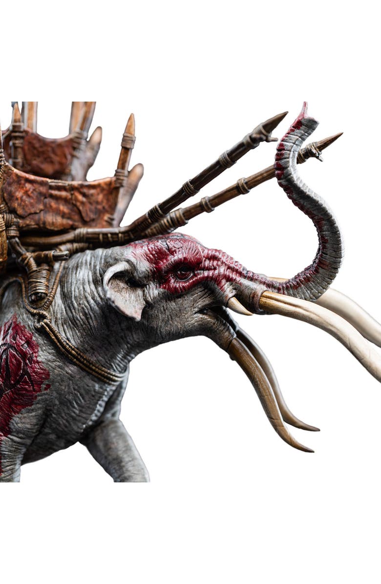 Weta Workshop Lotr - Mumak In Battle Miniature Statue, Alternate, color, 