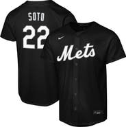 Nike Youth Nike Juan Soto Black New York Mets Lights Out Replica Player Jersey