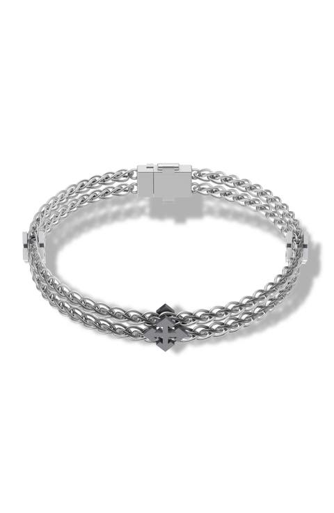 Arrow Double Chain Bracelet