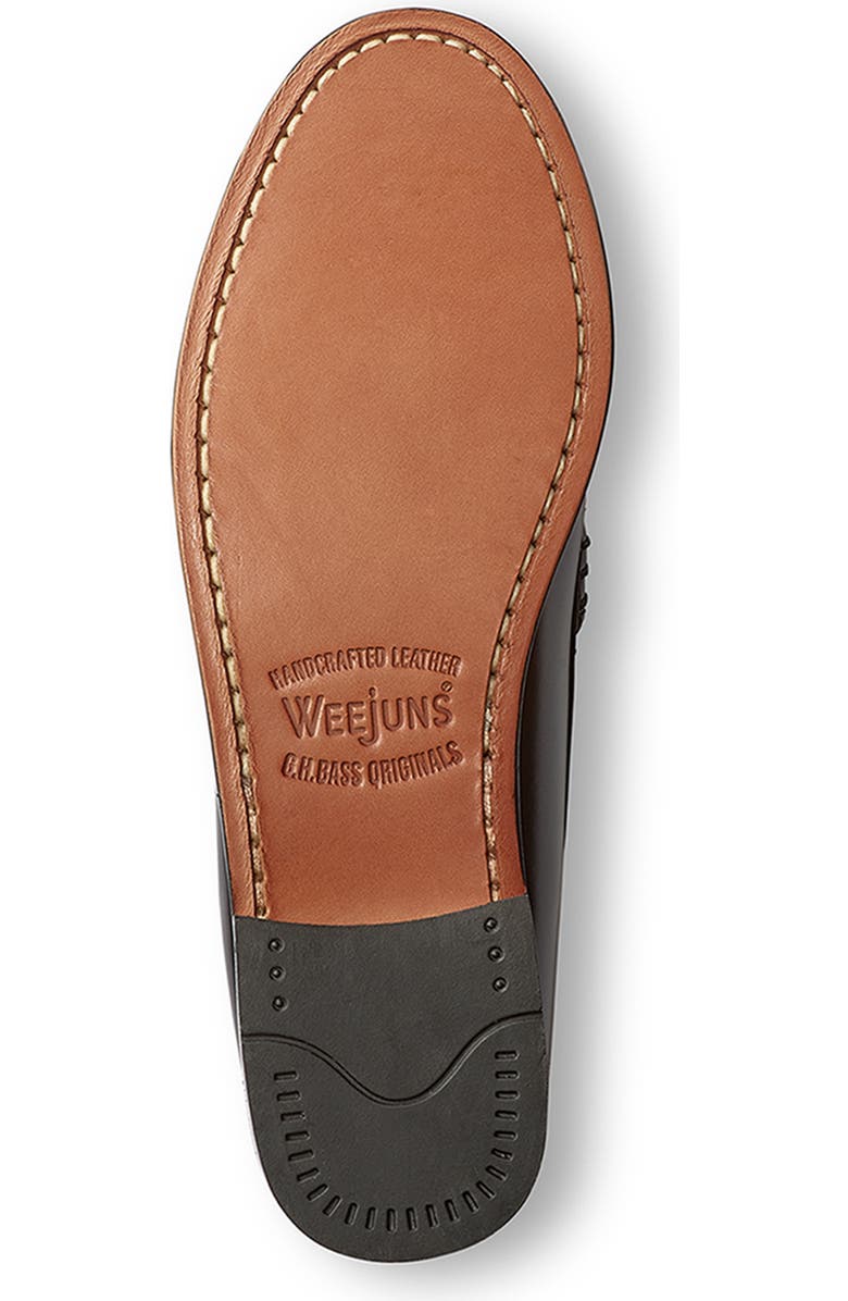 G.H.BASS Whitney Flower Cutout Leather Penny Loafer, Alternate, color,