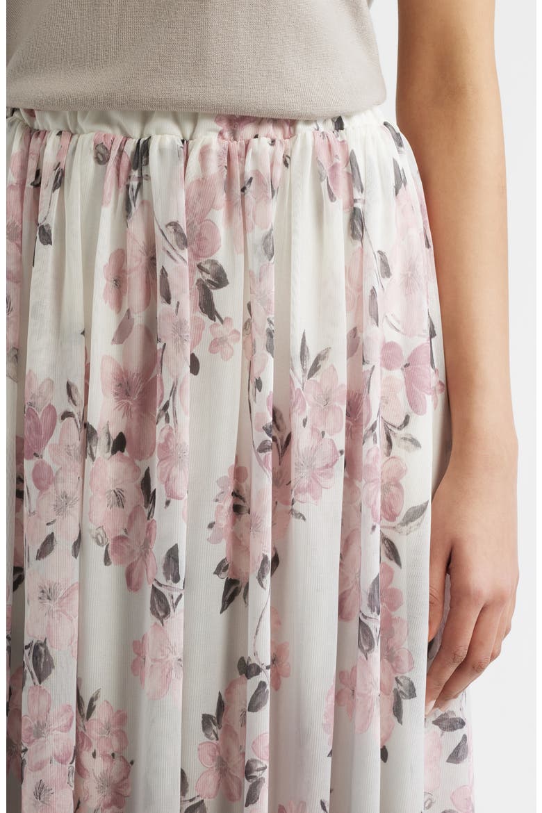 Floral Maxi Skirt, Alternate, color, PORCINI MULTI