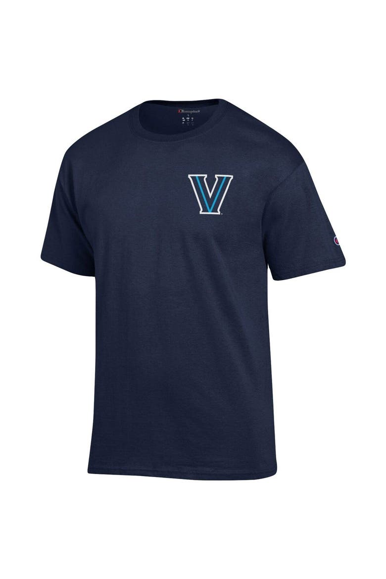 Men's Champion Navy Villanova Wildcats Stack 2-Hit T-Shirt, Alternate, color, Navy