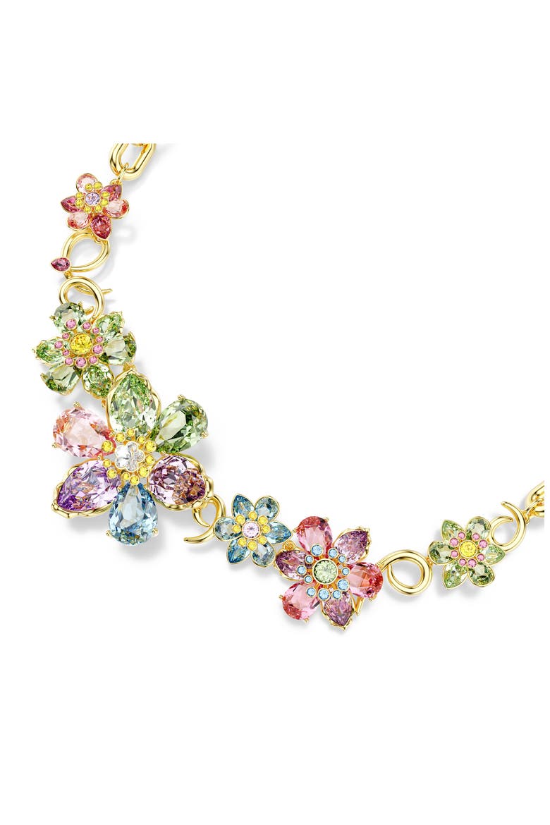 Idyllia Floral Bib Necklace, Alternate, color, MULTI