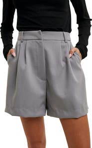 WISHLIST Pleat Twill Shorts