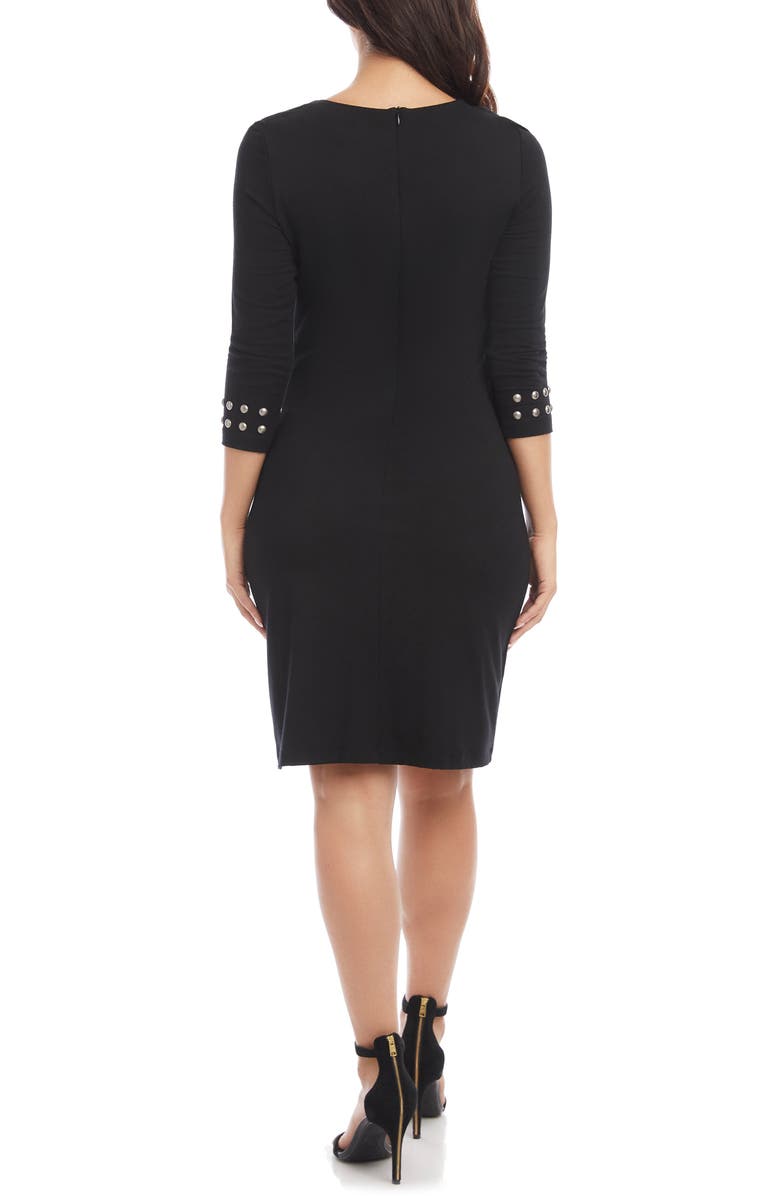 Karen Kane Studded Sheath Dress, Alternate, color, 
