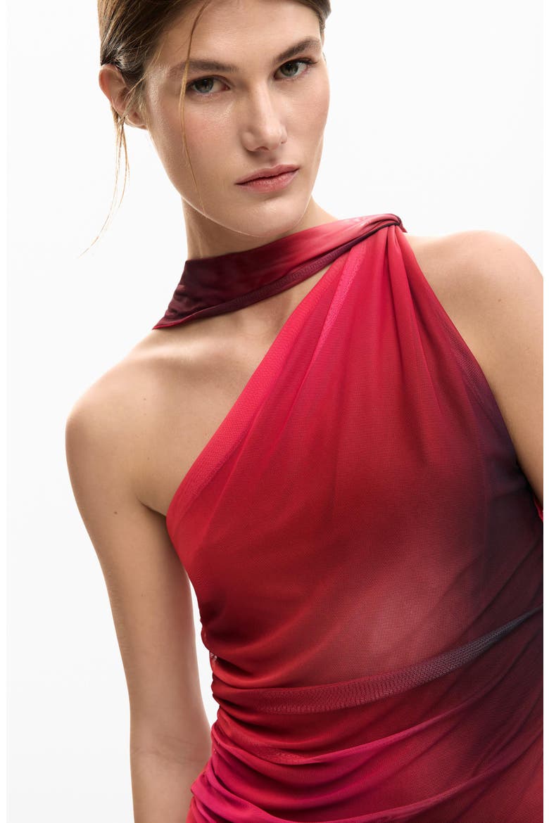 Asymmetric Sleeveless Top, Alternate, color, PINK