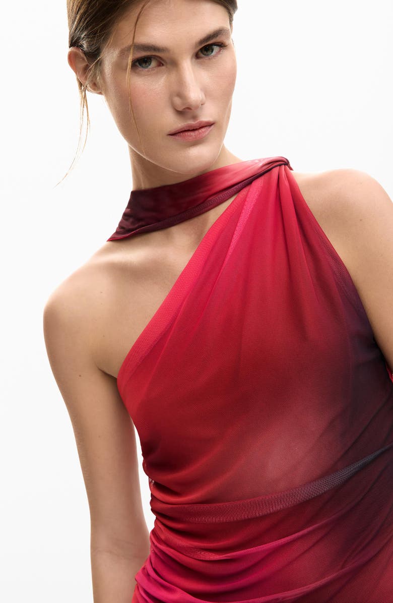 Desigual Asymmetric Sleeveless Top, Alternate, color, 