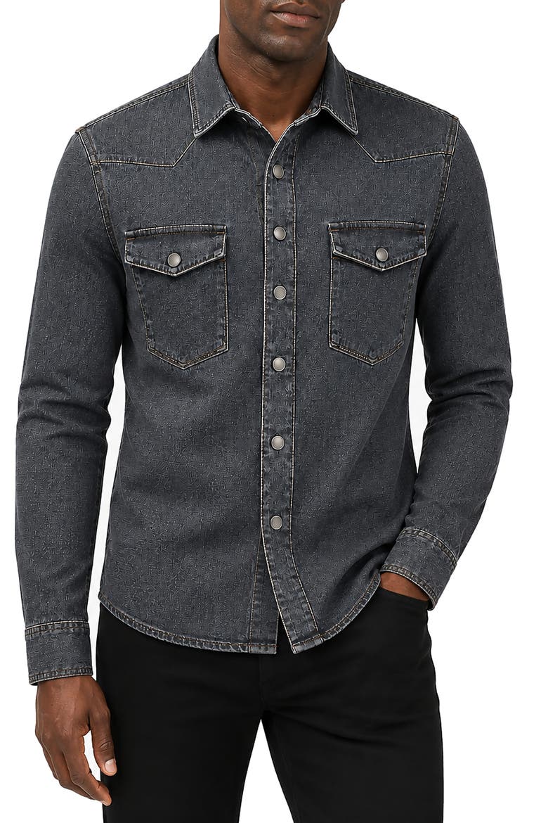Cotton Denim Jacket, Main, color, BLUE