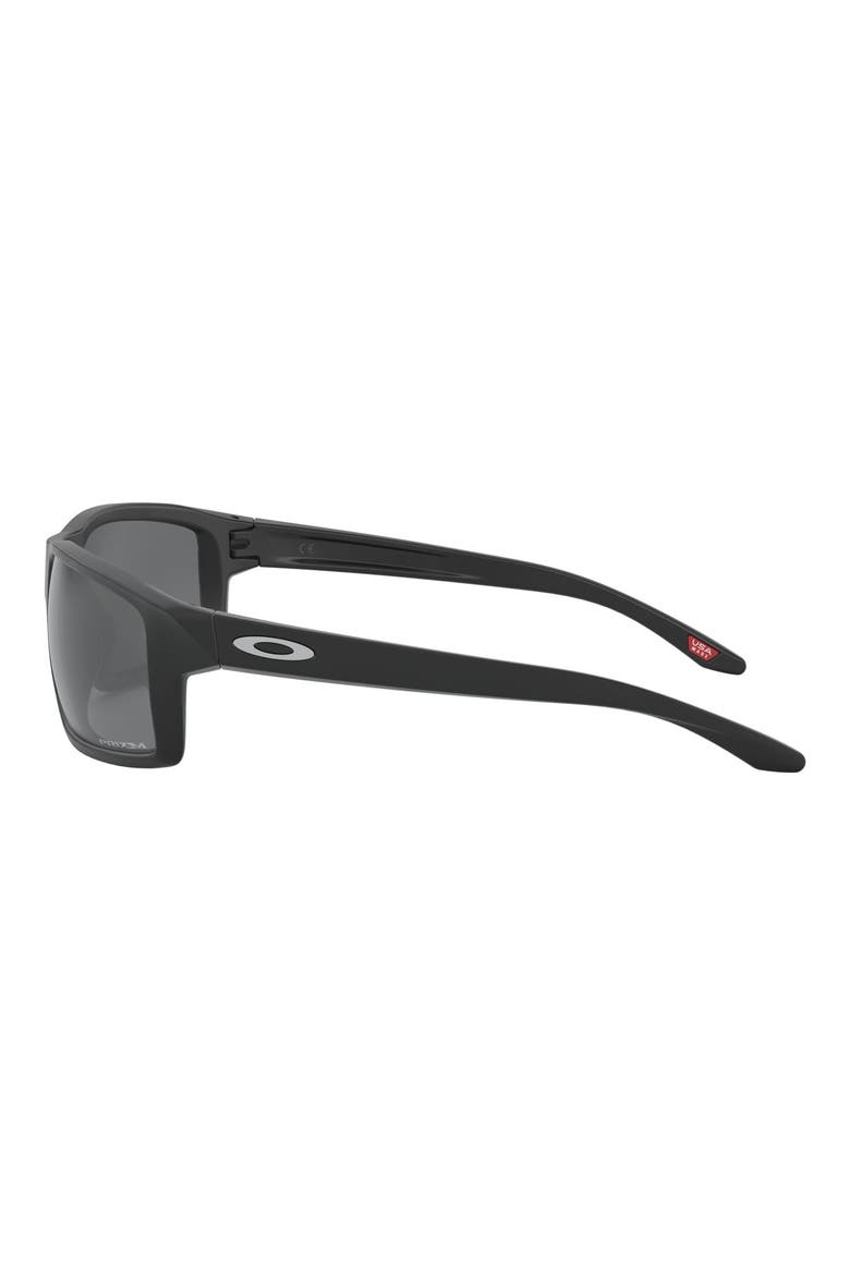 Gibston 61mm Wrap Sunglasses, Alternate, color, MATTE BLACK