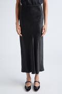Maison Margiela Crinkle Finish Satin Skirt