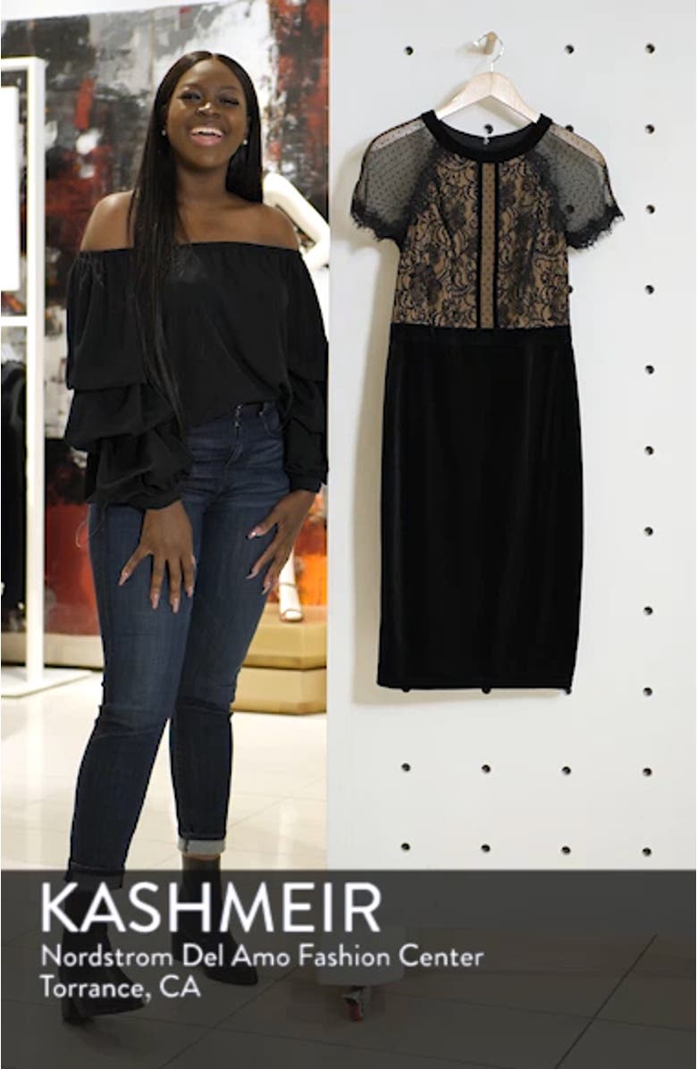 Lace & Velvet Dress, sales video thumbnail