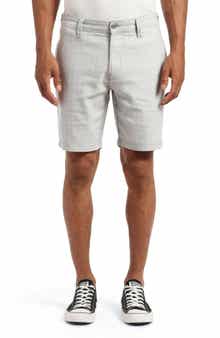 Mavi Jeans Noah Stripe Stretch Twill Flat Front Shorts