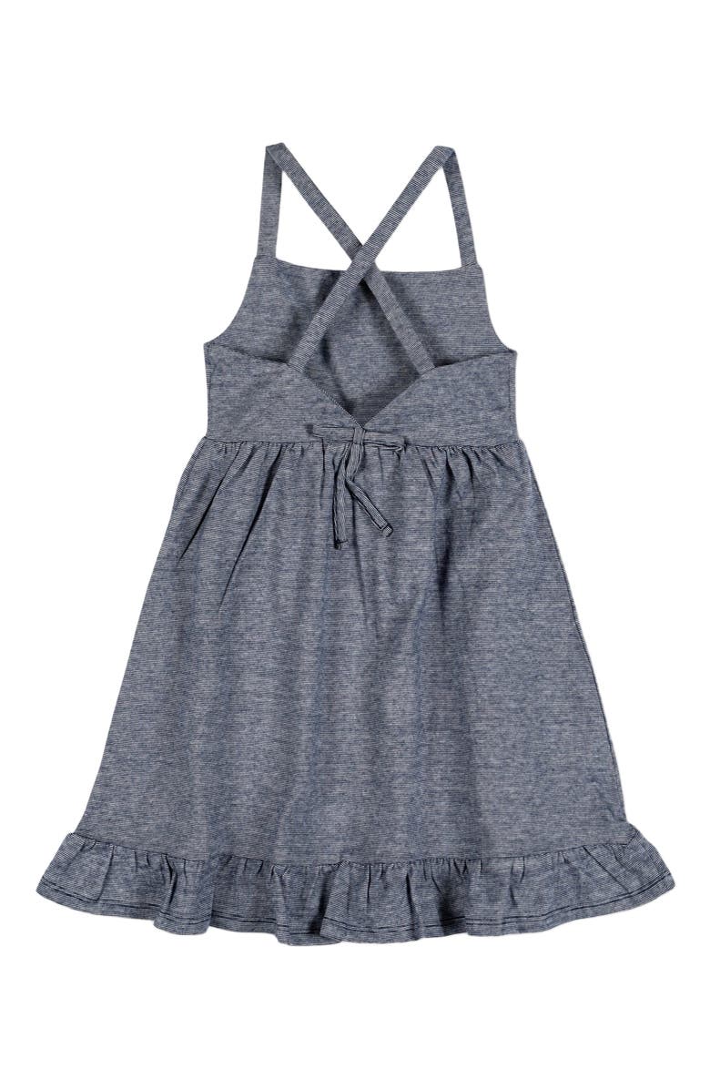 Hope & Henry Baby Girls' Knit Flounce Sundress, Infant, Alternate, color,