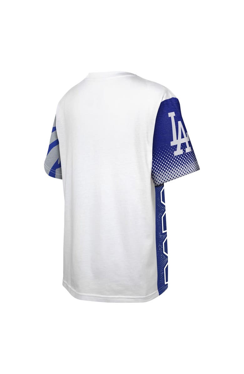 Outerstuff Youth White Los Angeles Dodgers Impact Hit Bold T-Shirt, Alternate, color, 