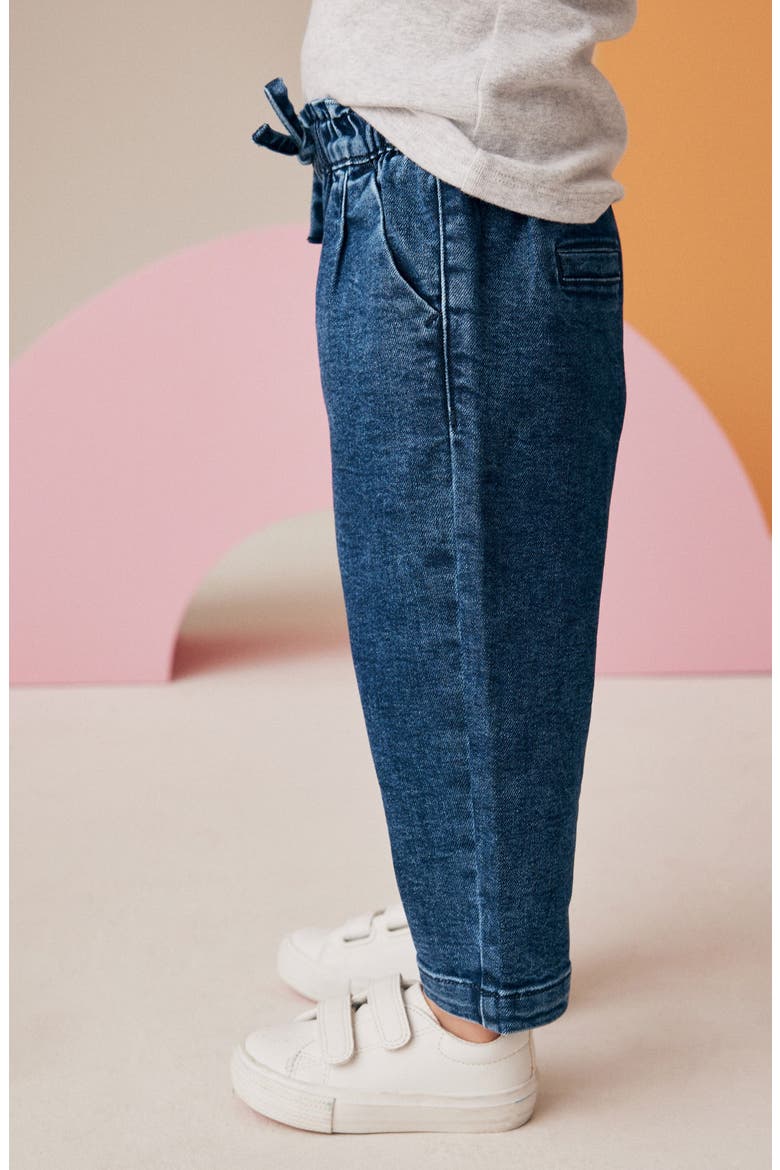 Kids' Drawstring Denim Pants, Alternate, color, BLUE